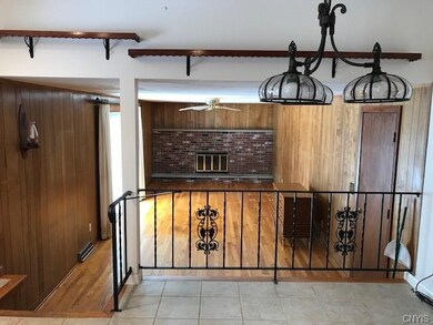 Looking from eating area of kitchen to family room