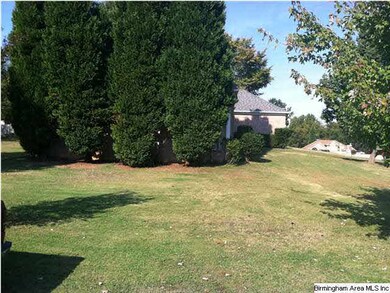 Mature landscaping ~ view of side.