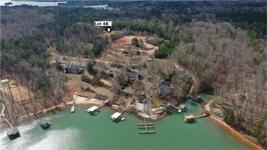 Lot 4B location from Lake Keowee