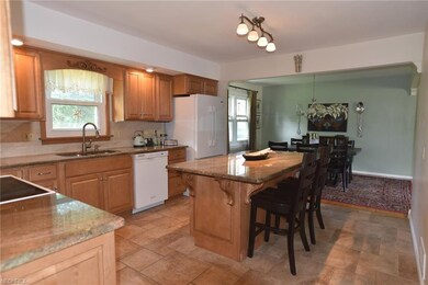 Kitchen and dining room.