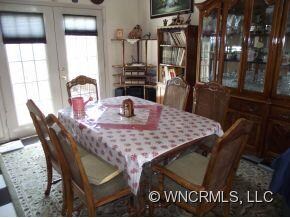 Separate dining area