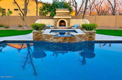 Pool Spa and Fireplace