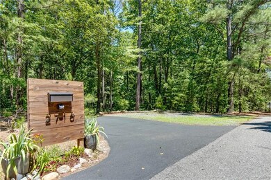 Custom modern mailbox at the top of your private r