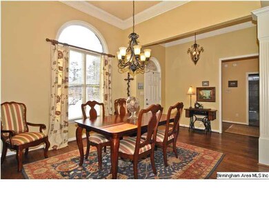 Large Dining Room and foyer, with new hardwood flo