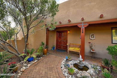 Charming Entrance w/ lush landscaping