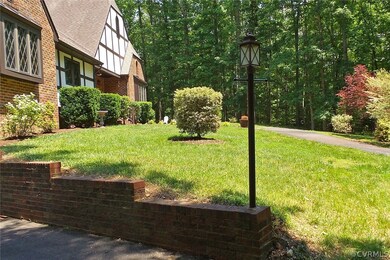 Side view of front when entering. New outdoor ligh