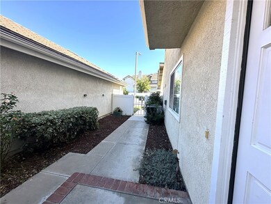 Side entrance to front door