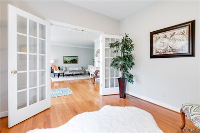 Office w/ French doors