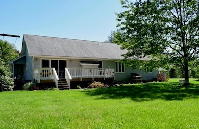 Back view of home