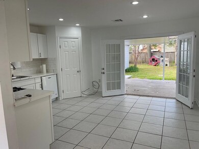 Very spacious with french doors to the outside