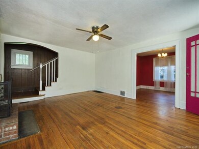 Living room leading to the dining room