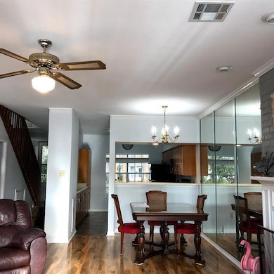 DINING AREA LOOKING INTO KITCHEN