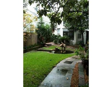 Garden. pond in courtyard