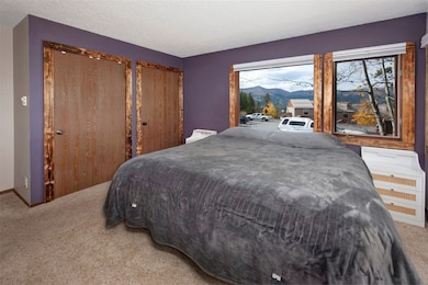 Primary Bedroom with two closests and mountain vie