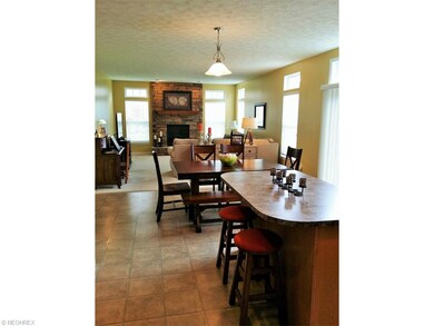A beautiful view of the open concept living for th