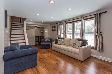 Large, open Living Room with beautiful newer floor