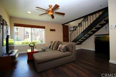 View of living area from kitchen.