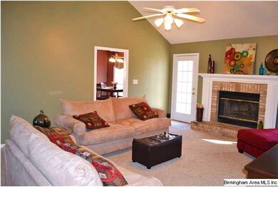 Another view of the living room.  Colors are neutr