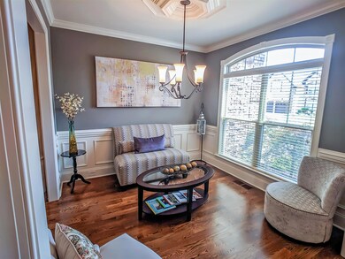 Lots of natural light in the formal dining room