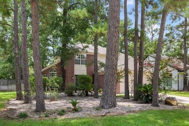 Beautiful curb appeal with lots of shade.