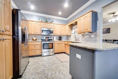 Cabinet pantry and stainless steel appliances