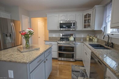 Gorgeous granite countertops and stainless steel a