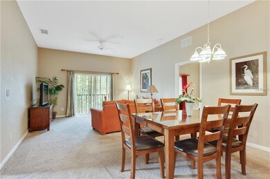 Living and dining room combo.
