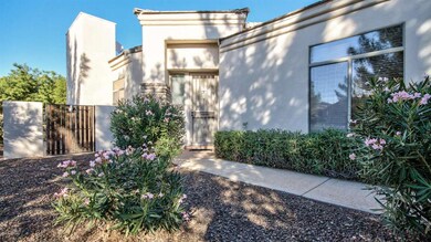 Front door and side yard gate