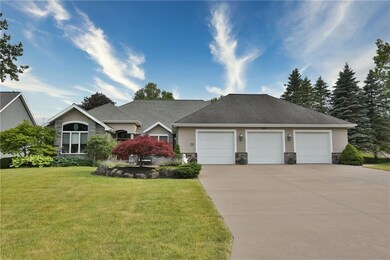 Oversized Heated 3 Car Garage and Concrete Drivewa