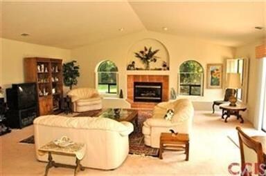 Family Room Has Entry To Patio