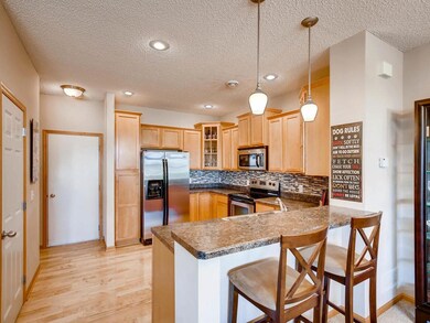 Large kitchen conveniently located off the garage.