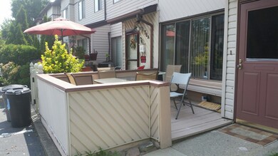 patio front of property