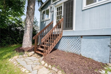 Front access stairs