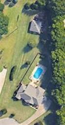 Ariel View of home, pool and workshop