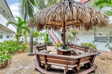 Gazebo is located in middle courtyard offers seati