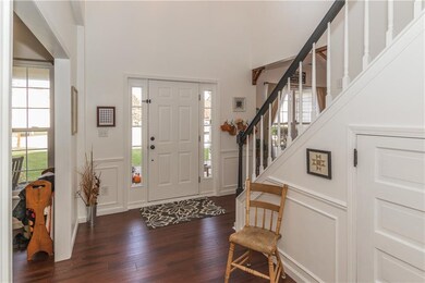 Two-story foyer