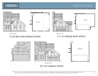 Traditions 2600 Garage Options Page 1