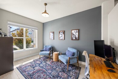 Whether you need space to relax and unwind, or a dedicated home office space to maximize your productivity...this flex room can accommodate you! The soothing color palette and low-maintenance flooring were selected to coordinate visually with the rest of the home for visual continuity and appeal. Small touches like the upgraded light fixture set it apart from the crowd.