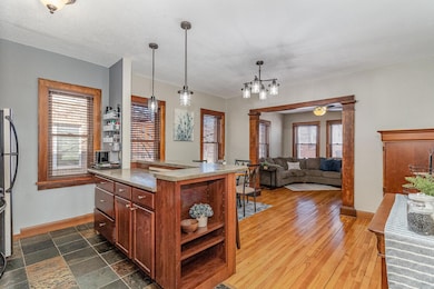 Open concept living w/updated lighting!