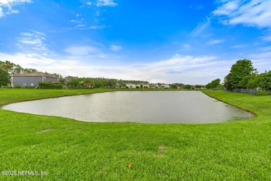 Pond in front