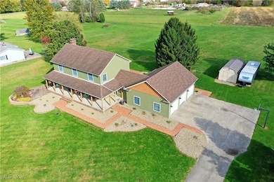 Aerial view of property and surrounding area