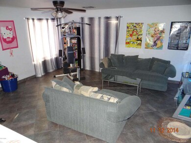 Generous tiled loft
