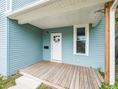 Inviting front porch