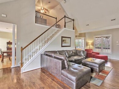 Spacious Great Room with Loft views, elevated ceil