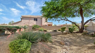 Beautifully landscaped back yard