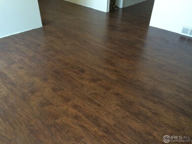 Gorgeous faux-wood floor