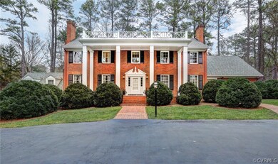 Front of Home with Circular Drive.