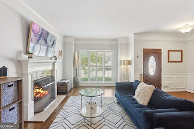 With Crown Molding and Plantation Shutters