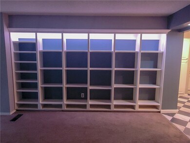 Living Room Built in Book Shelf