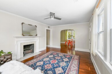 Wood burning fireplace